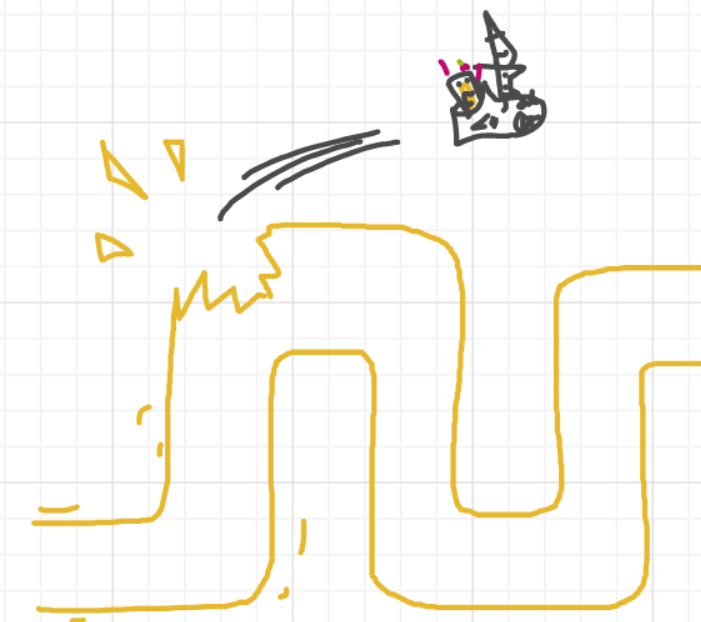 A panel from Running Duos, episode four of the Board Boards object show by Furretwalk/WalkingFurret.